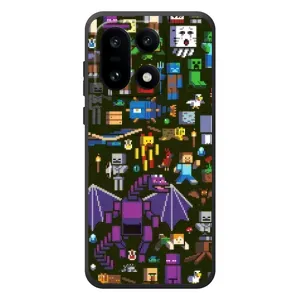 Чохол Майнкрафт на OnePlus 15 (AlphaPrint) Minecraft (Колаж Майнкрафт)