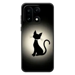 Чохол з принтом для OnePlus 15 (AlphaPrint) Модні коти (Силует котика)