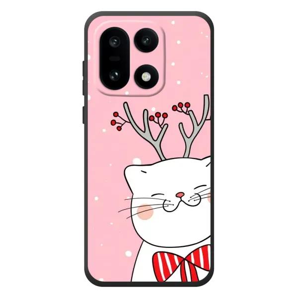 Чехол с принтом «Зимний кот» для OnePlus 15