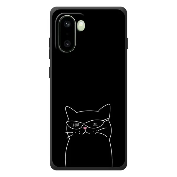 Чехол с принтом «Равнодушный кот» для OnePlus 15R Чехол с принтом «Равнодушный кот» для OnePlus 15R