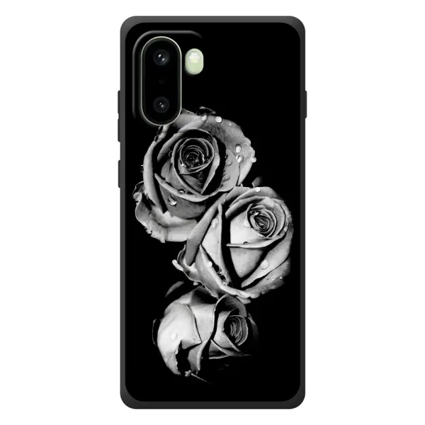 Чохол з принтом «Чорна троянда» для OnePlus 15R Чохол з принтом «Чорна троянда» для OnePlus 15R