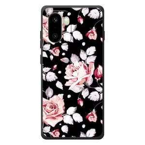 Чехлы с Цветами для OnePlus 15R (VPrint) (Цветочки на черном)