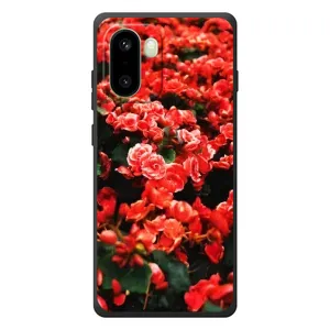 Чехлы с Цветами для OnePlus 15R (VPrint) (Цветы красные)