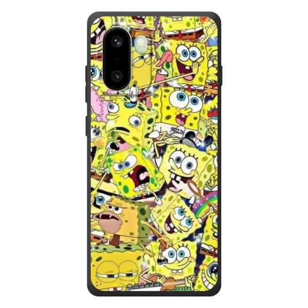 Чехол с принтом «Эмоции Спанч Боба» для OnePlus 15R
