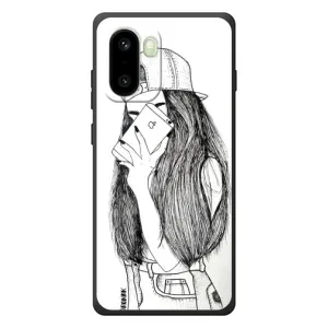 Чехол с печатью для OnePlus 15R - (Мода) (AlphaPrint) (Фото девочки)