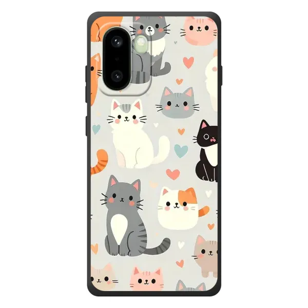 Чехол с принтом «Коллаж котов» для OnePlus 15R Чехол с принтом «Коллаж котов» для OnePlus 15R