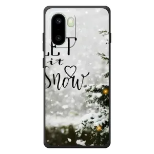 Новогодние, Праздничные Чехлы для OnePlus 15R - 2024 год (Let it snow)
