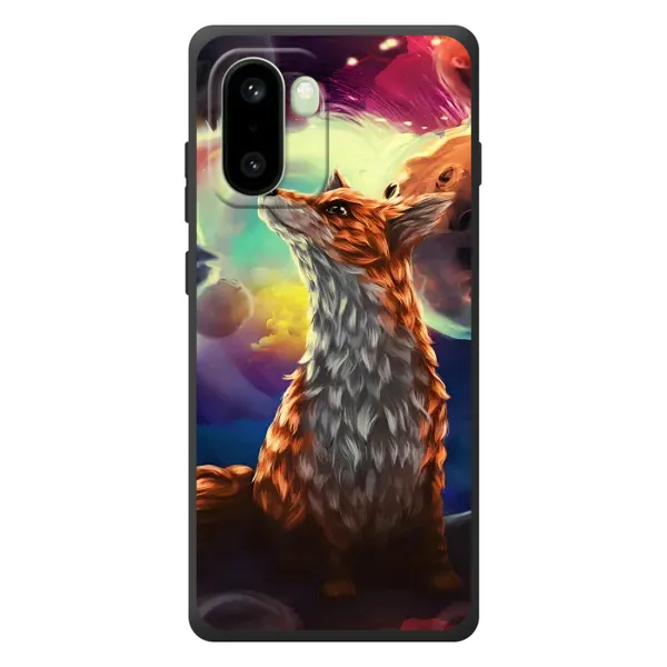 Чехол с принтом «Лисица в космосе» для OnePlus 15R