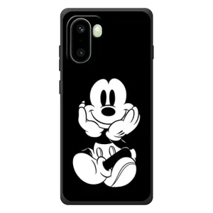 Эксклюзивный чехол для OnePlus 15R (AlphaPrint - Мультяшные) (Микки на черном)