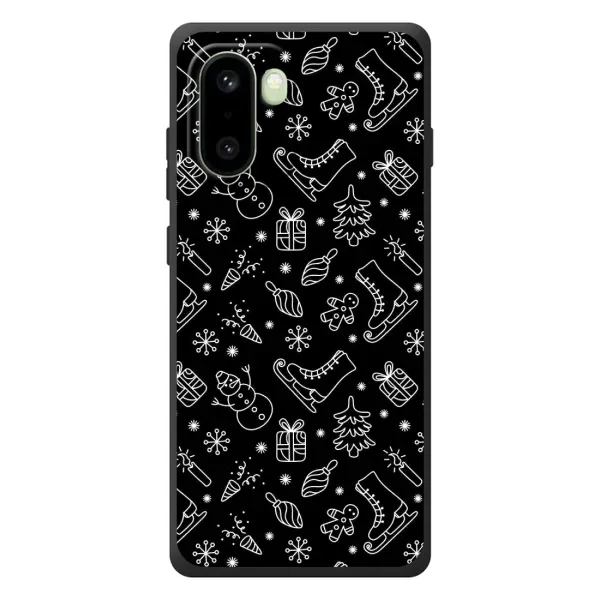 Чехол с принтом «Новогодний фон» для OnePlus 15R