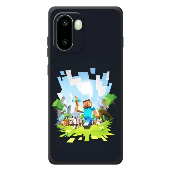 Чехол с принтом «персонажи Minecraft» для OnePlus 15R Чехол с принтом «персонажи Minecraft» для OnePlus 15R