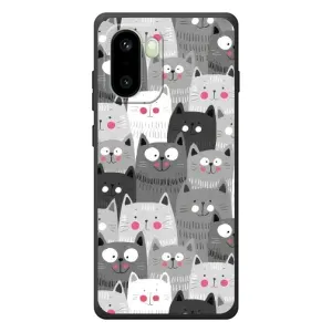 Чехлы с Котиками для OnePlus 15R (VPrint) (Рисованные котики)