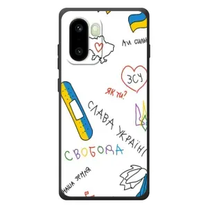 Чехлы Доброго вечора, ми за України для Один Плюс пятнадцать Р (AlphaPrint) (Стикер)