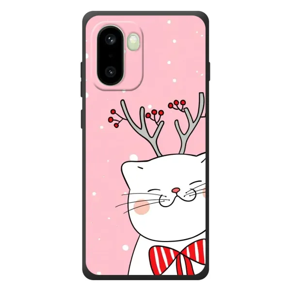 Чохол з принтом «Зимовий кіт» для OnePlus 15R