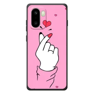 Чехол с принтом для OnePlus 15R (AlphaPrint - Знак сердечка) (Знак Love)