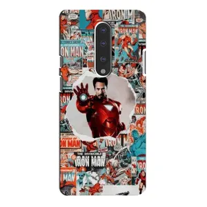 Чехлы с героями Марвел OnePlus 7 Pro (VPrint) (Айронмен)