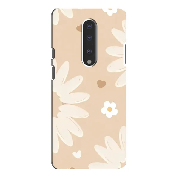 Чохол з принтом «Бежеві квіти» для OnePlus 7 Pro Чохол з принтом «Бежеві квіти» для OnePlus 7 Pro
