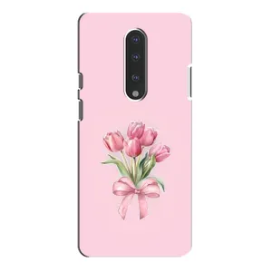 Чохол з розовим принтом для OnePlus 7 Pro (Букет квітів)