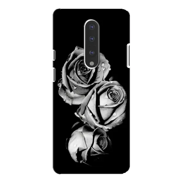 Чехол с принтом «Черная роза» для OnePlus 7 Pro