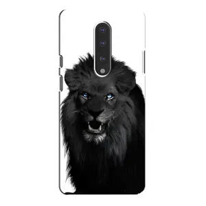 Чохли з картинкою животних OnePlus 7 Pro (Чорний ЛЕВ)