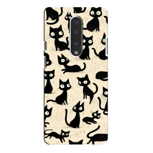 Чохол з малюнком кіт на OnePlus 7 Pro (Чорні коти)