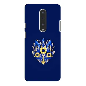 Чехлы для OnePlus 7 Pro  Укр. Символика (AlphaPrint) (Цветочный Герб)