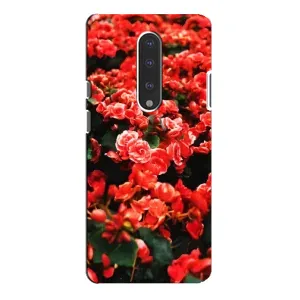 Чохли з квітами для OnePlus 7 Pro (VPrint) (Квіти червоні)