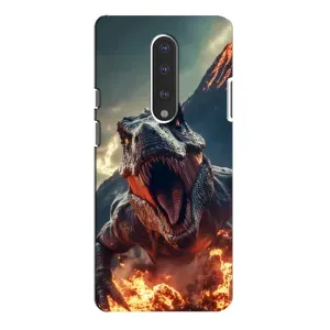 Чохол з принтом «Вогняний динозавр» для OnePlus 7 Pro