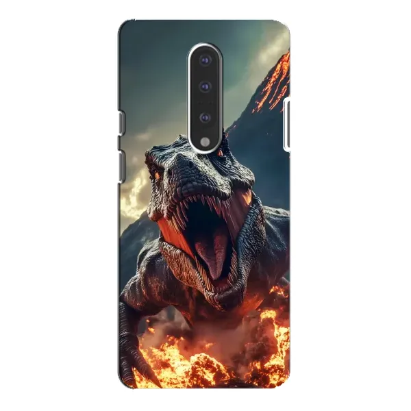 Чохол з принтом «Вогняний динозавр» для OnePlus 7 Pro