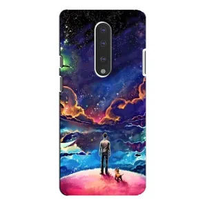 Космічні Чохли для ВанПлас 7 Про (VPrint) (Вид Галактики)