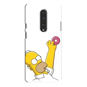 Чjхол з Сімпсонами для OnePlus 7 Pro (VPrint) (Гомер з пончиком)