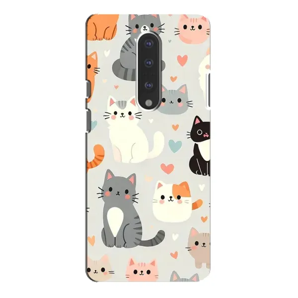 Чохол з принтом «Колаж котів» для OnePlus 7 Pro