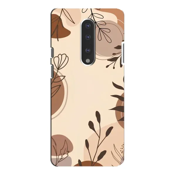 Чохол з принтом «Коричневі квіти» для OnePlus 7 Pro Чохол з принтом «Коричневі квіти» для OnePlus 7 Pro