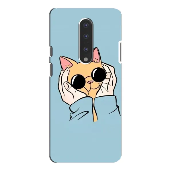 Чехол с принтом «Котик в очках» для OnePlus 7 Pro