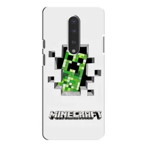 Чохол Майнкрафт на OnePlus 7 Pro (AlphaPrint) Minecraft (кріпер Майнкрафт)