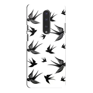 Чохол з пташками на OnePlus 7 Pro (VPrint) (Ластівки)