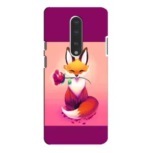 Чохли з картинкою Лисичка для OnePlus 7 Pro (VPrint) (Лиса з трояндою)