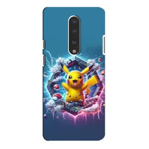 Чохол з Пікачу на OnePlus 7 Pro (Лого Пікачу)