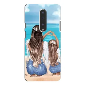Чохол з друком для OnePlus 7 Pro - (Мама з дитинкою) (AlphaPrint) (Мама з донькою)