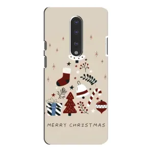 Різдвяні, Святкові Чохли для ВанПлас 7 Про (Merry Christmas)