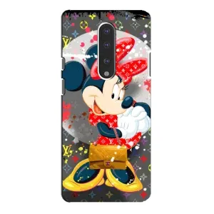 Чохол Disney Mouse OnePlus 7 Pro (PREMIUMPrint) (Minni з бантіком)