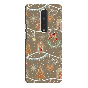 Новорічні, Святкові Чохли для OnePlus 7 Pro - 2024 год (Новорічні пряники)