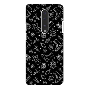 Новорічні, Святкові Чохли для OnePlus 7 Pro - 2024 год (Новорічний фон)