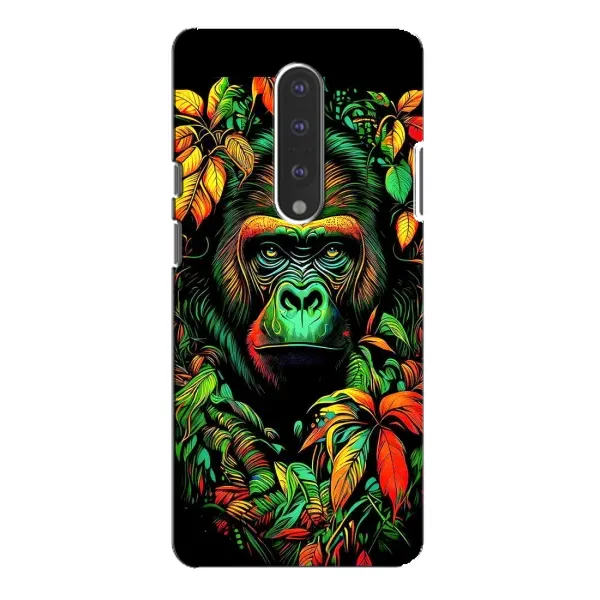 Чохол з принтом «Мавпа в квітах» для OnePlus 7 Pro Чохол з принтом «Мавпа в квітах» для OnePlus 7 Pro