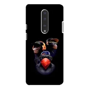 Чохол з Мавпами OnePlus 7 Pro - (AlphaPrint) (Три мавпи)