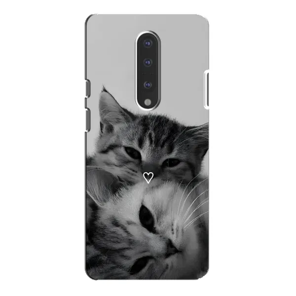 Чохол з принтом «Пара котів» для OnePlus 7 Pro