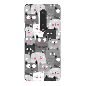 Чохли з Котиками для OnePlus 7 Pro (VPrint) (Мальовані котики)