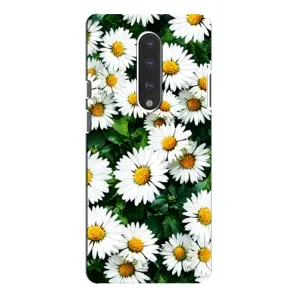 Чохол з картинкою (Стильні) ВанПлас 7 Про - (AlphaPrint) (Ромашки)