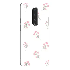 Чохол з розовим принтом для OnePlus 7 Pro (Рожеві квіти)