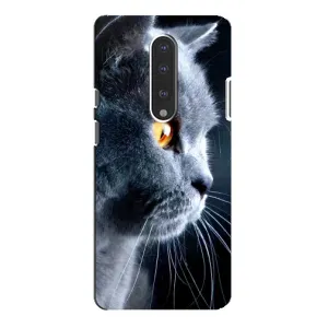 Чохли з Котиками для OnePlus 7 Pro (VPrint) (Сірий Кіт)